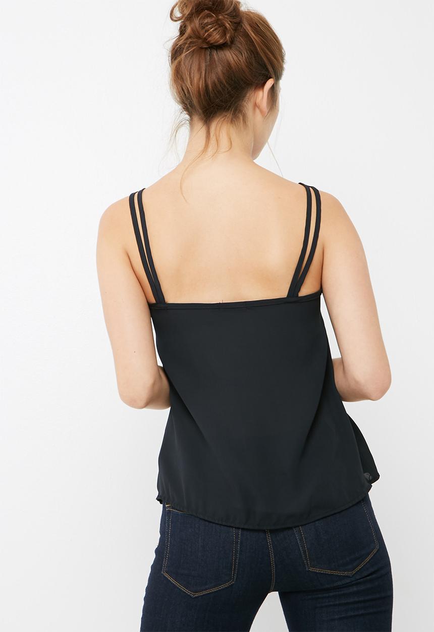 dailyfriday - Woven scoop neck cami