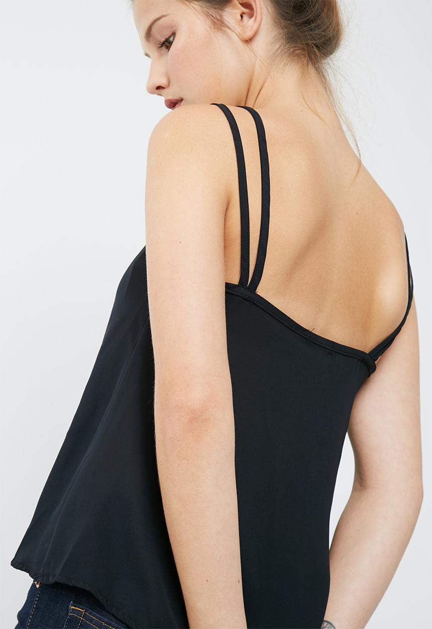 dailyfriday - Woven scoop neck cami