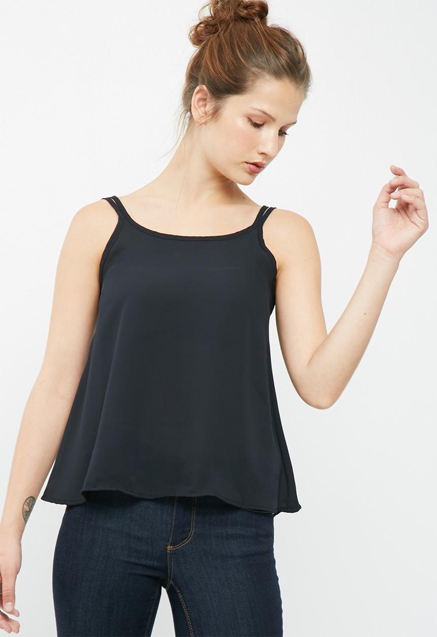 dailyfriday - Woven scoop neck cami
