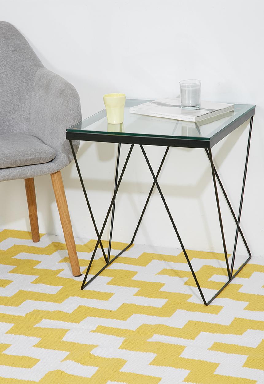 Eleven Past - Square geo side table