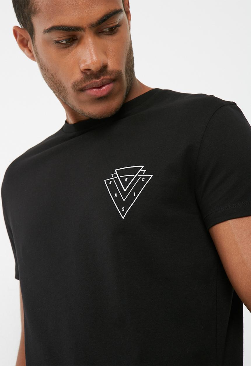 basicthread - Printed Crew Neck Tee
