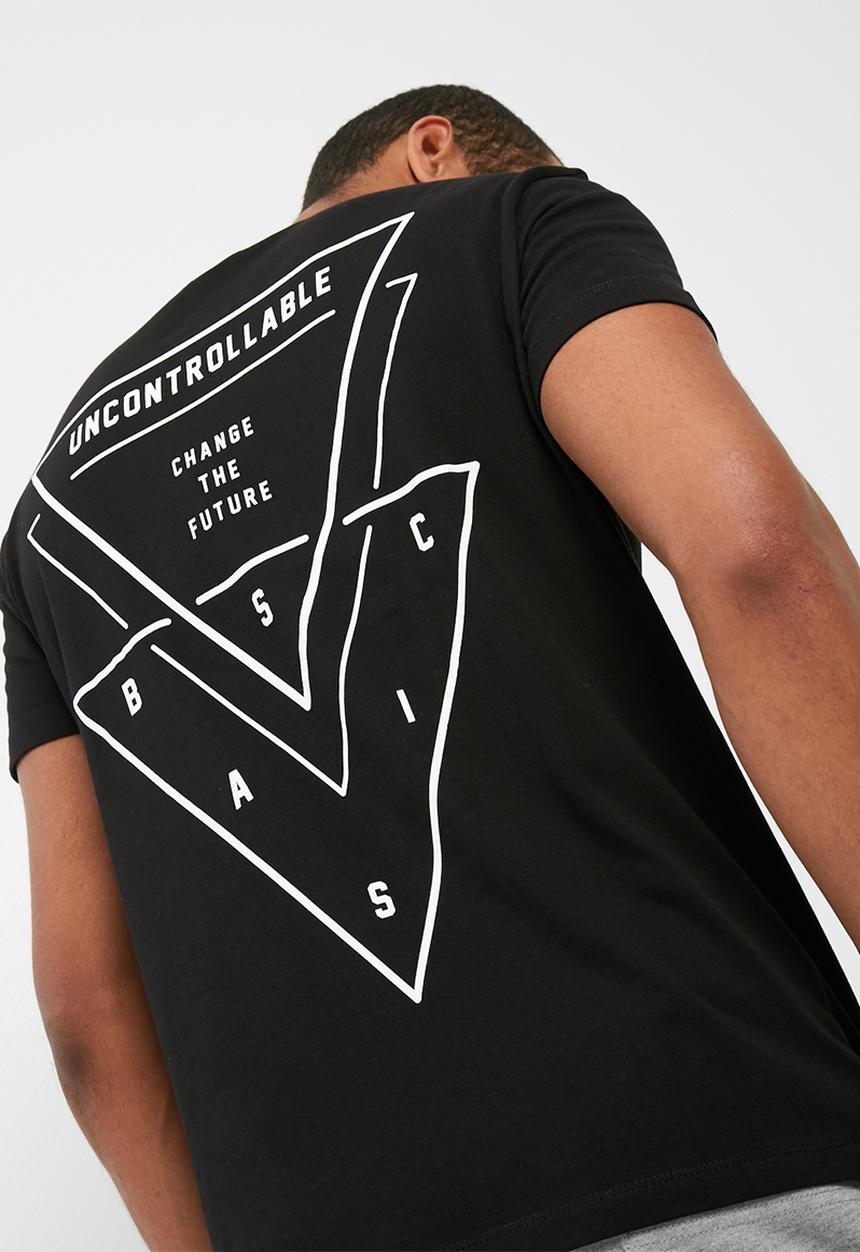 basicthread - Printed Crew Neck Tee
