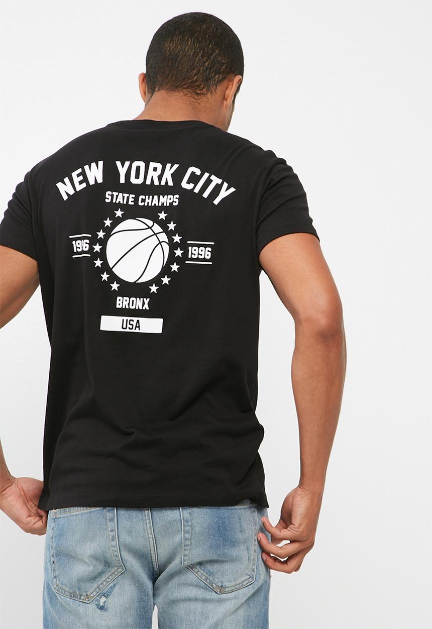 basicthread - Printed Crew Neck Tee