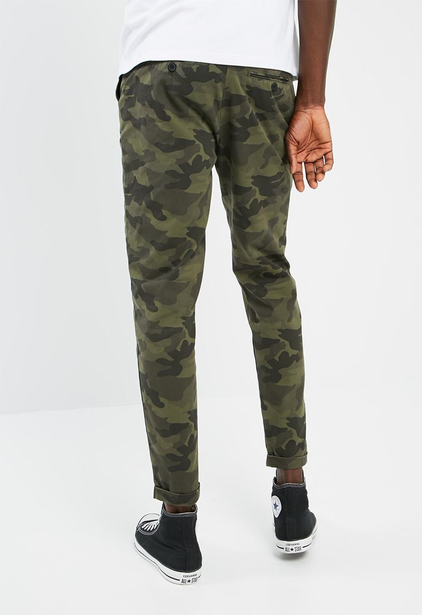Only & Sons - Camo cropped chino