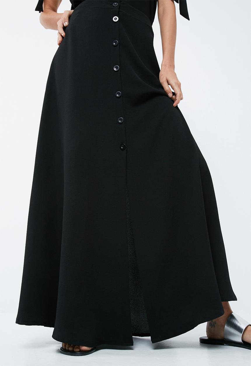 dailyfriday - Button front maxi skirt