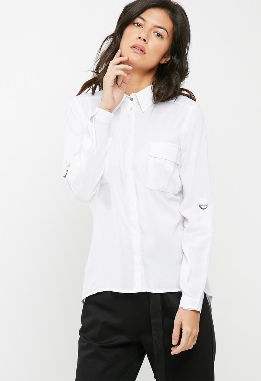 dailyfriday - Button through shirt with dip back