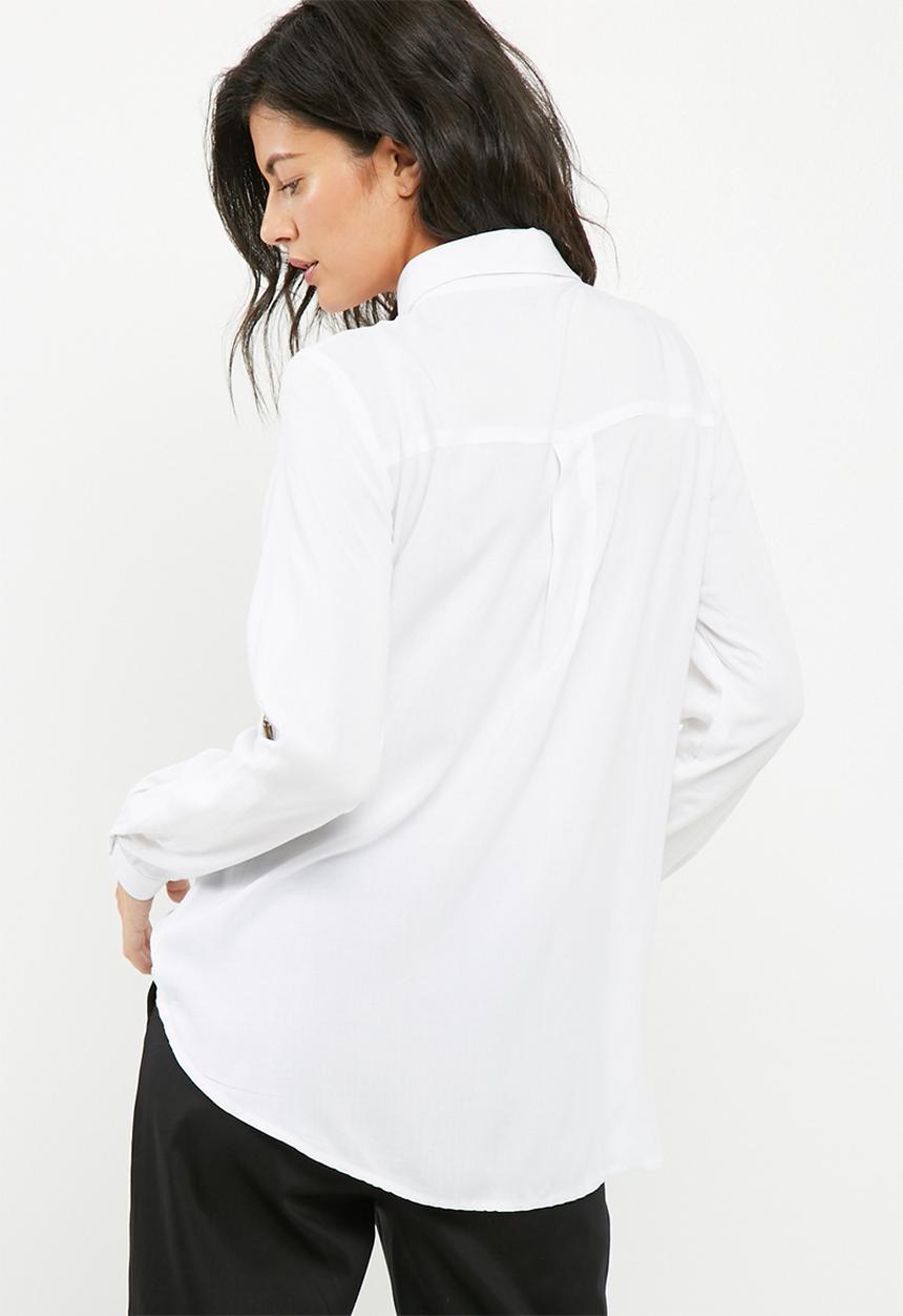 dailyfriday - Button through shirt with dip back