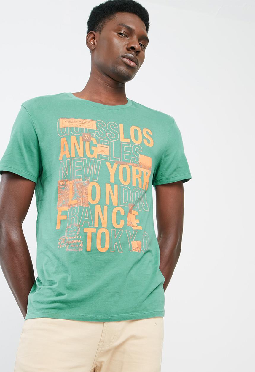 GUESS - BSC city logo crew tee