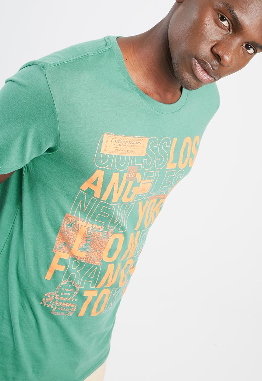 GUESS - BSC city logo crew tee