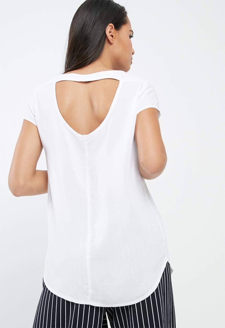 dailyfriday - Open back shell top