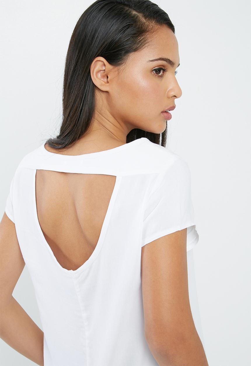 dailyfriday - Open back shell top