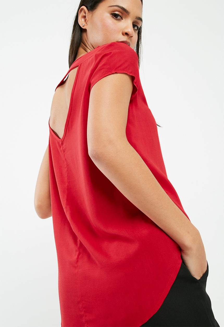 dailyfriday - Open back shell top