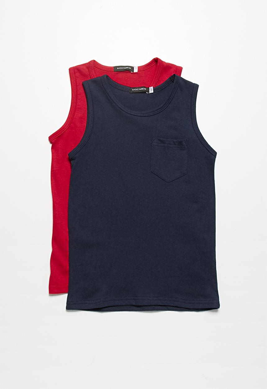 basicthread - 2-Pack pocket vest