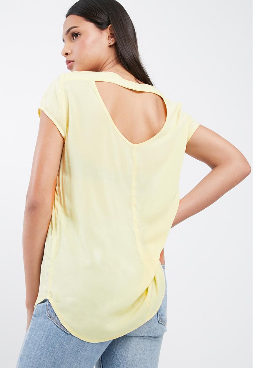 dailyfriday - Open back shell top