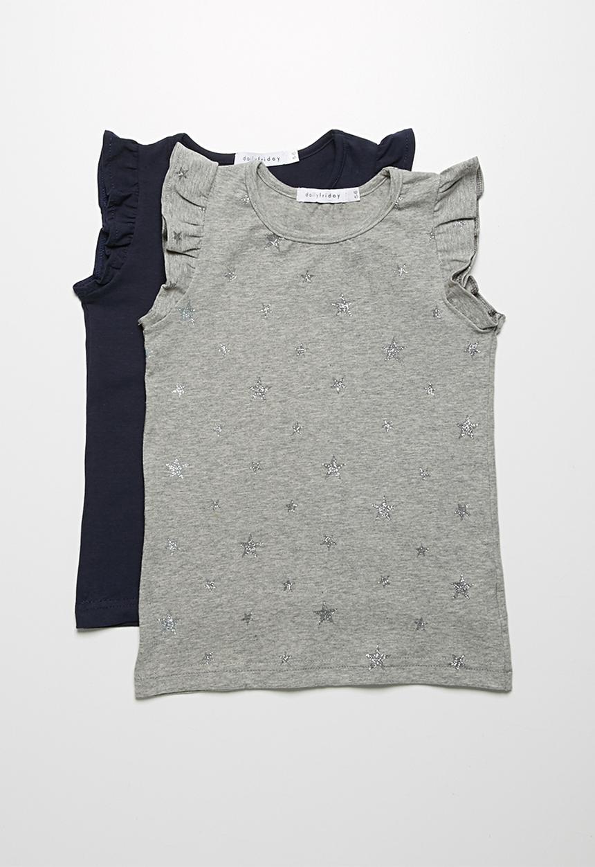 dailyfriday - 2-Pack frill vests