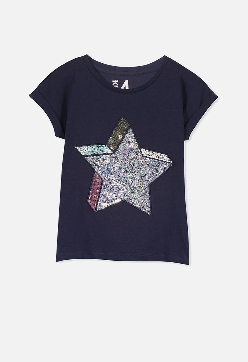 Cotton On - Kids anna ss stepped hem tee