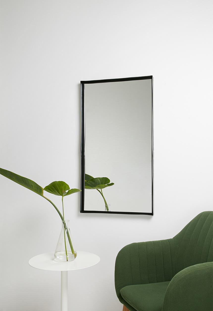 Sixth Floor - Iron rectangular plain mirror