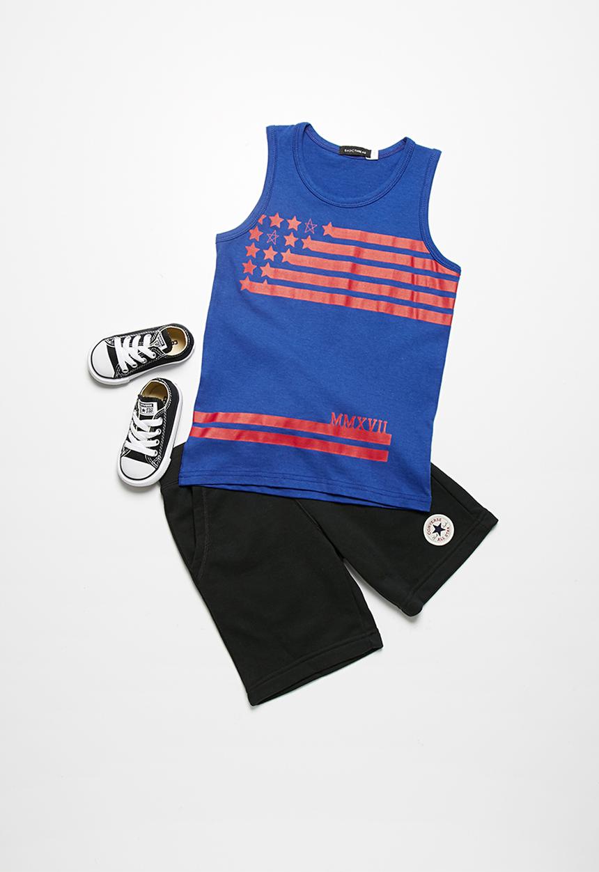basicthread - Stars and stripes vest