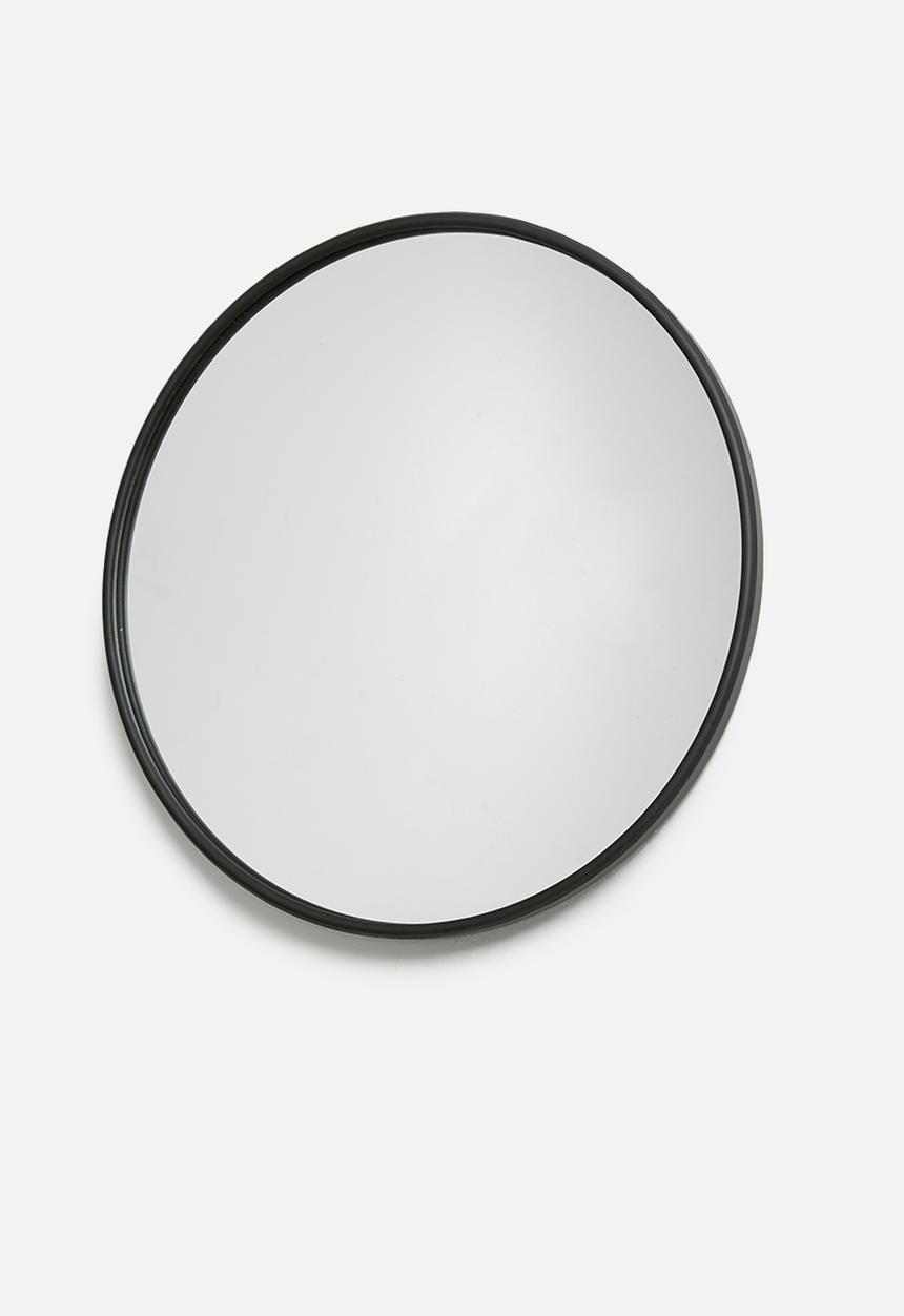 Sixth Floor - Iron round mirror - small 35cm dia
