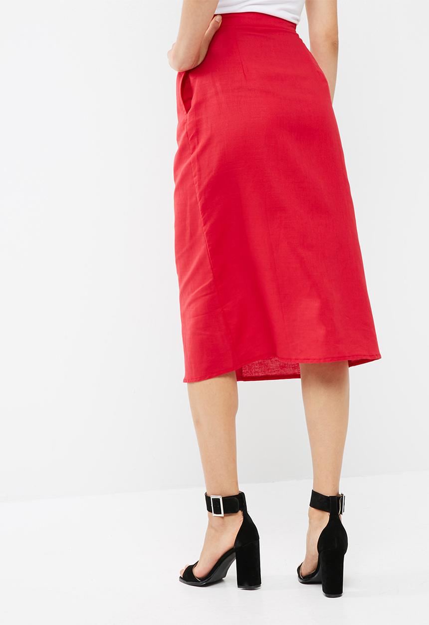 dailyfriday - Button through midi skirt