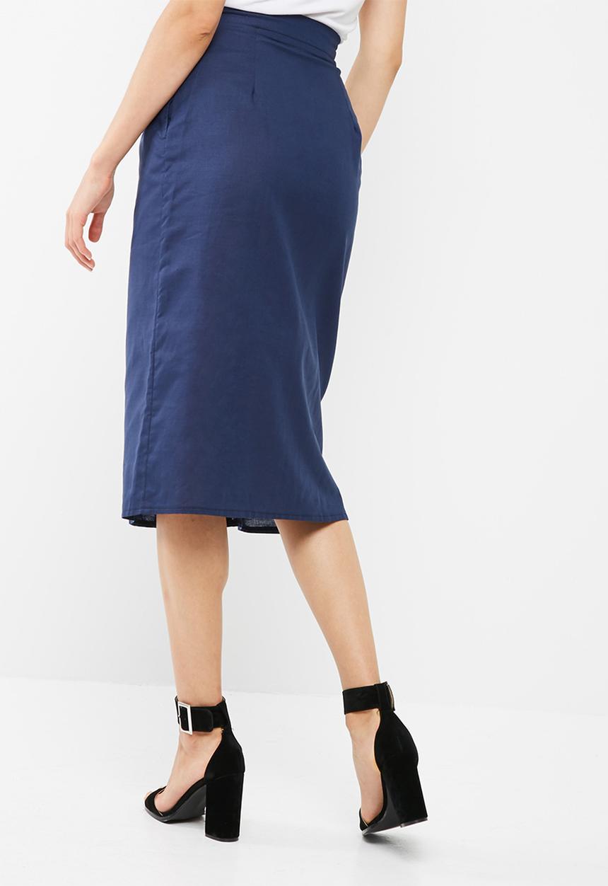 dailyfriday - Button through midi skirt