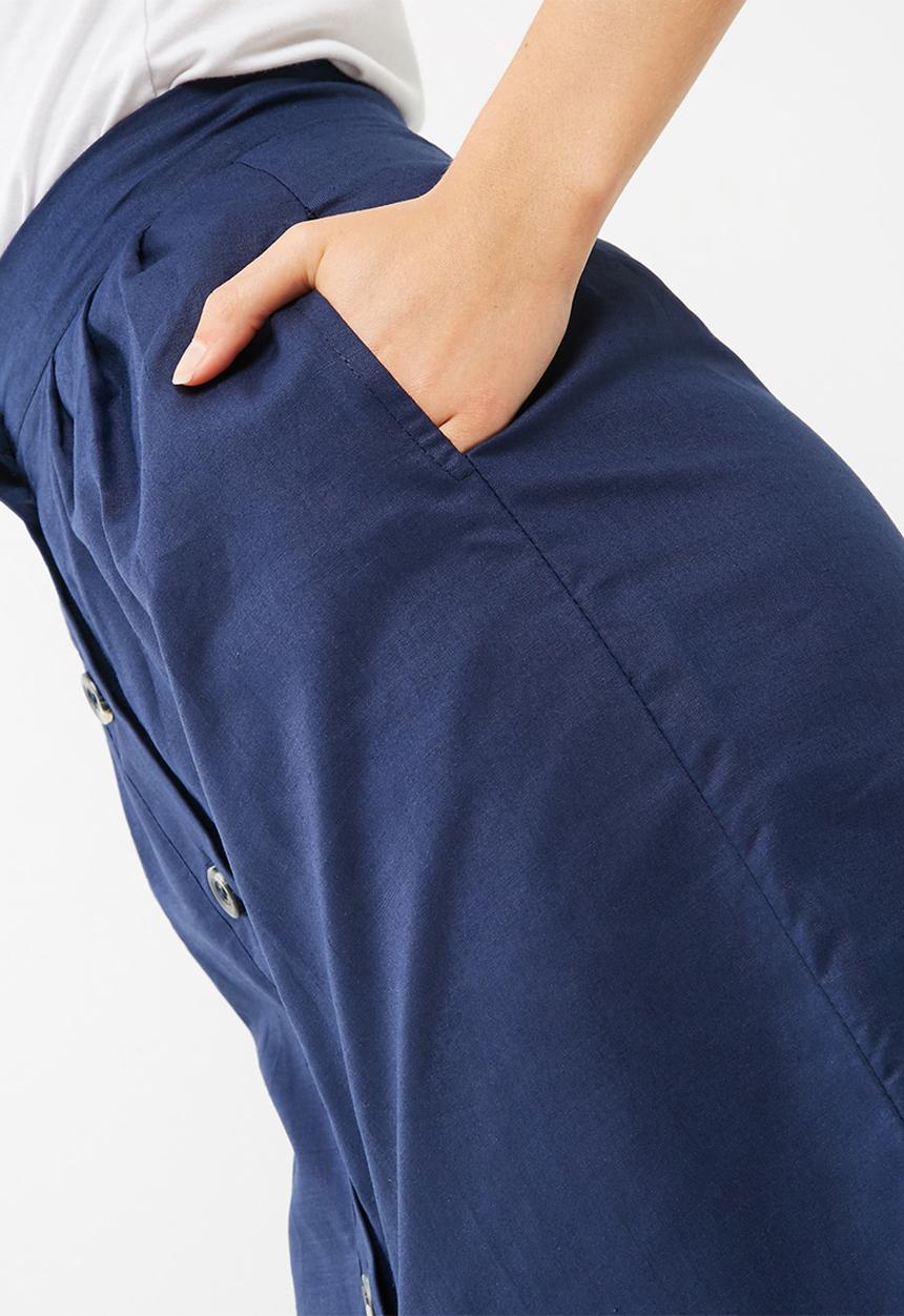 dailyfriday - Button through midi skirt