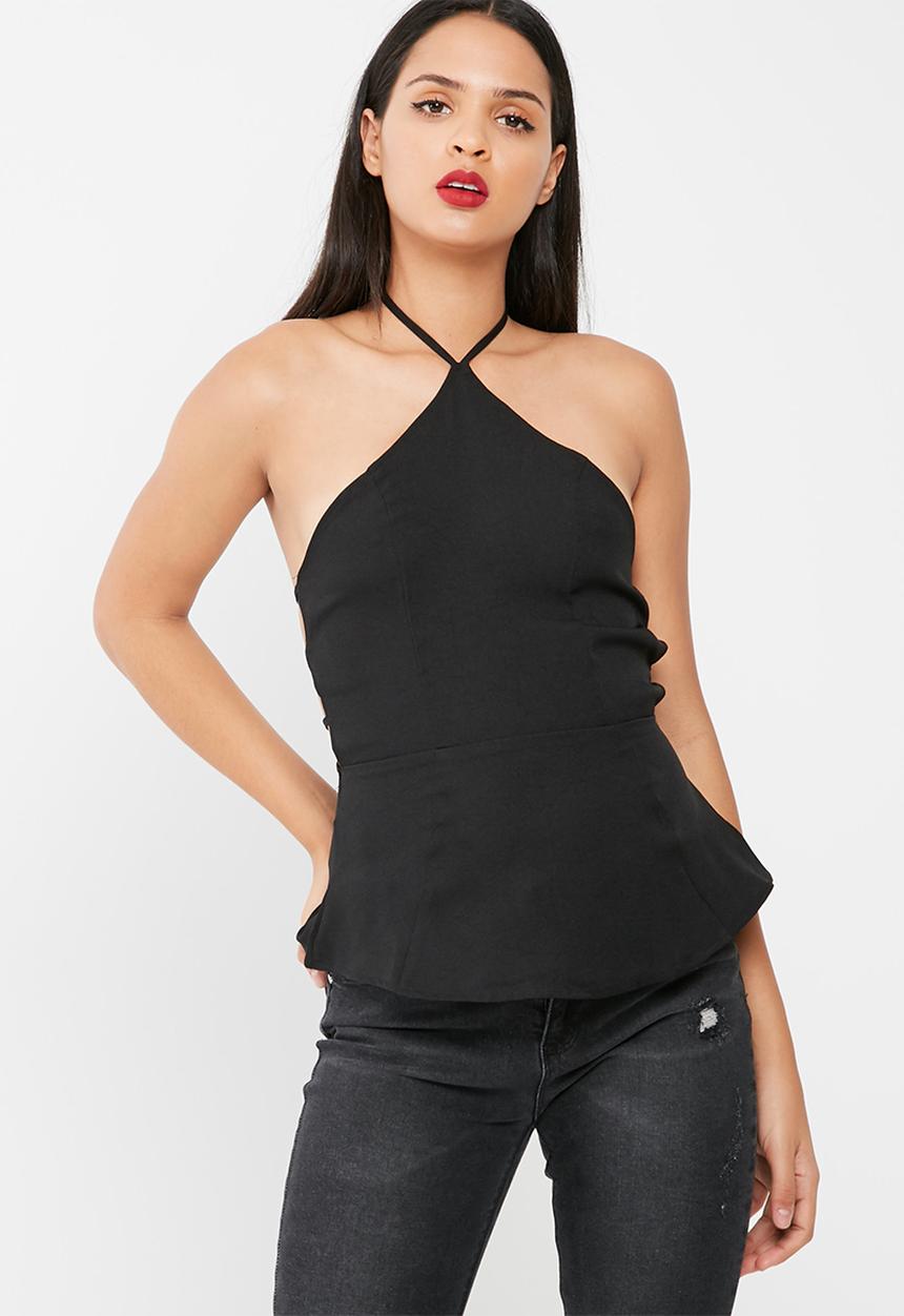 Missguided - Peplum strap detail cami top