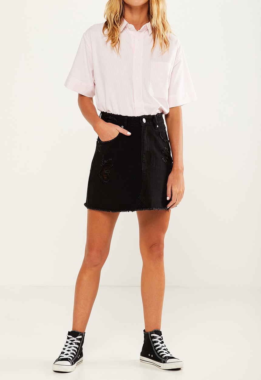 Cotton On - The re-made mini denim skirt
