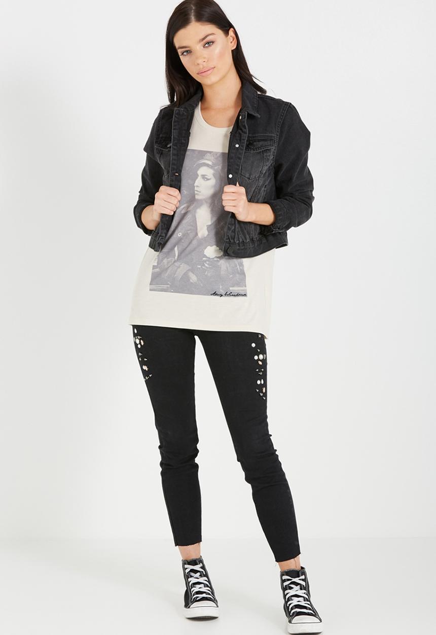 Cotton On - Tbar fox roll sleeve tee