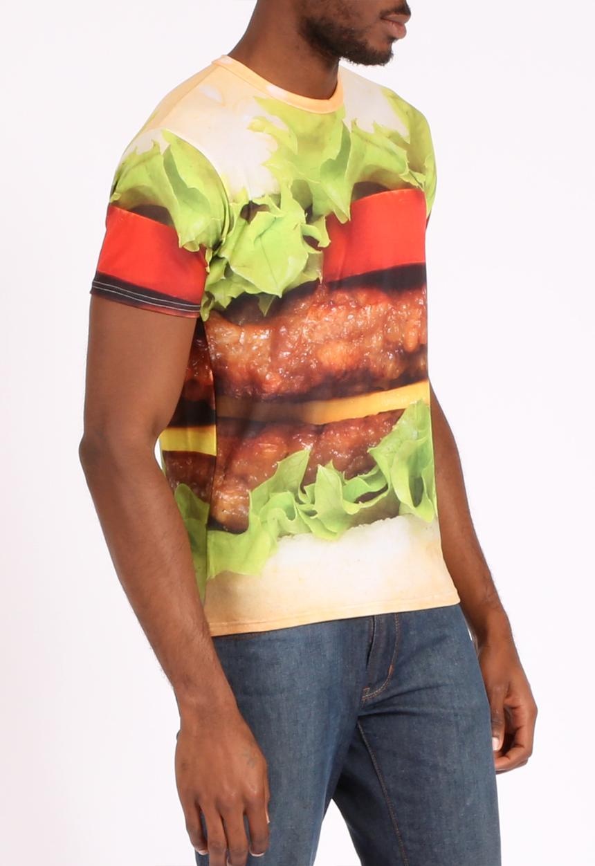 Mr Gugu & Ms Go - Unisex Hamburger T-Shirt – Multi