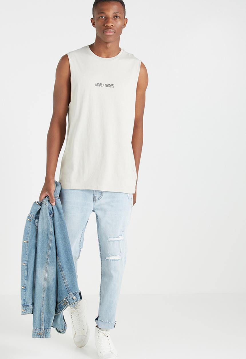 Cotton On - T bar muscle vest