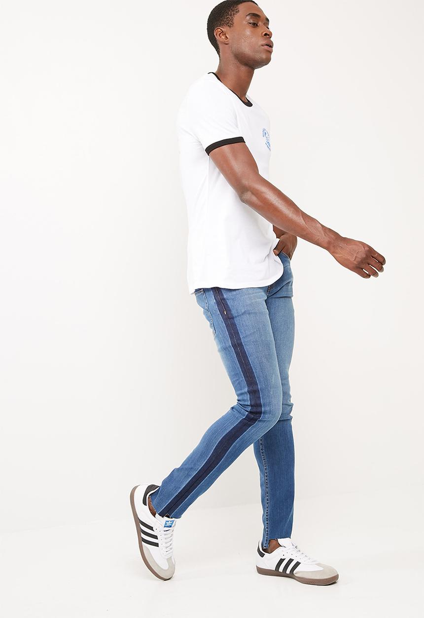 basicthread - Printed ringer tee