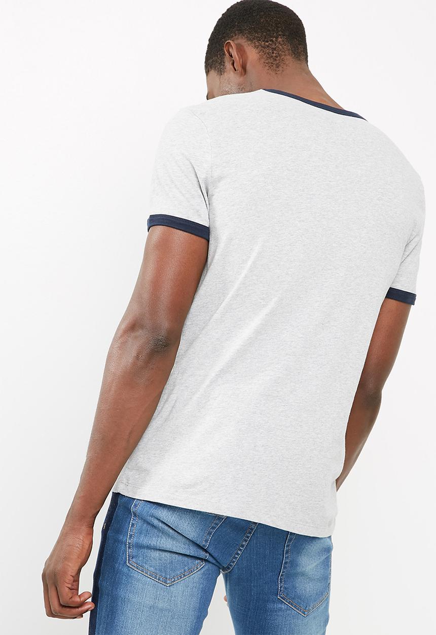 basicthread - Printed ringer tee