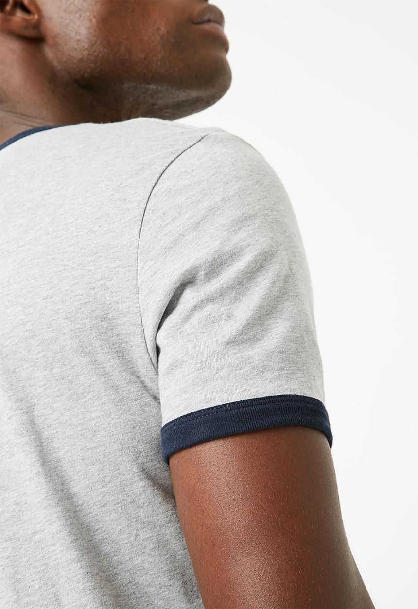 basicthread - Printed ringer tee