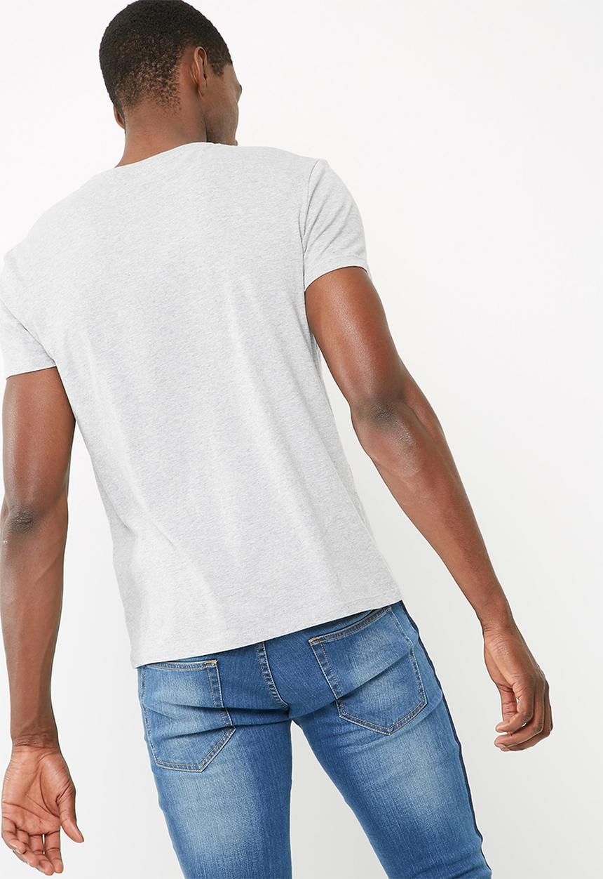 basicthread - Uptown athletic print crew neck tee
