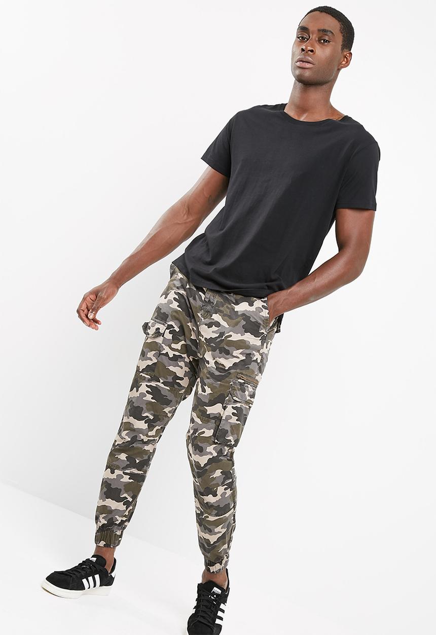 basicthread - Slim cuffed utility jogger