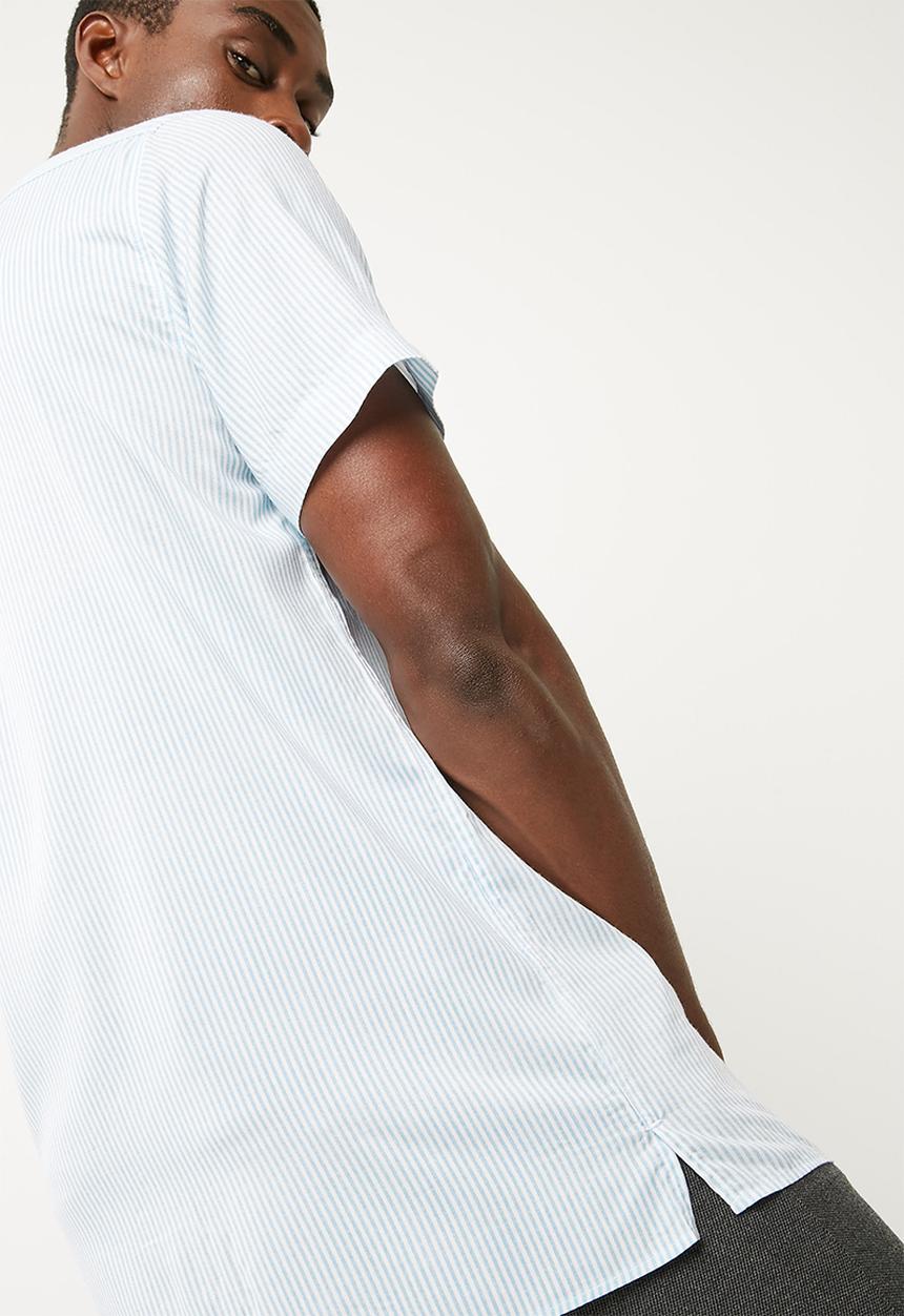 basicthread - Regular fit stripe shirt