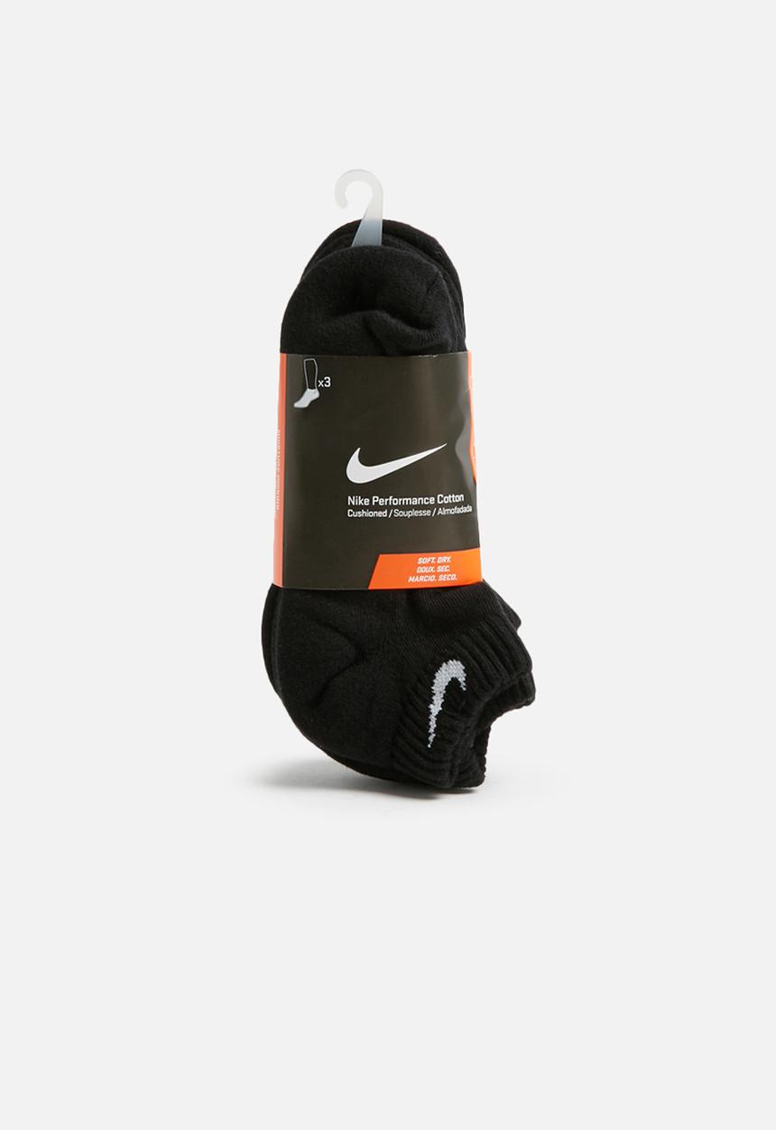 Nike - 3 pack performance cushion low training socks