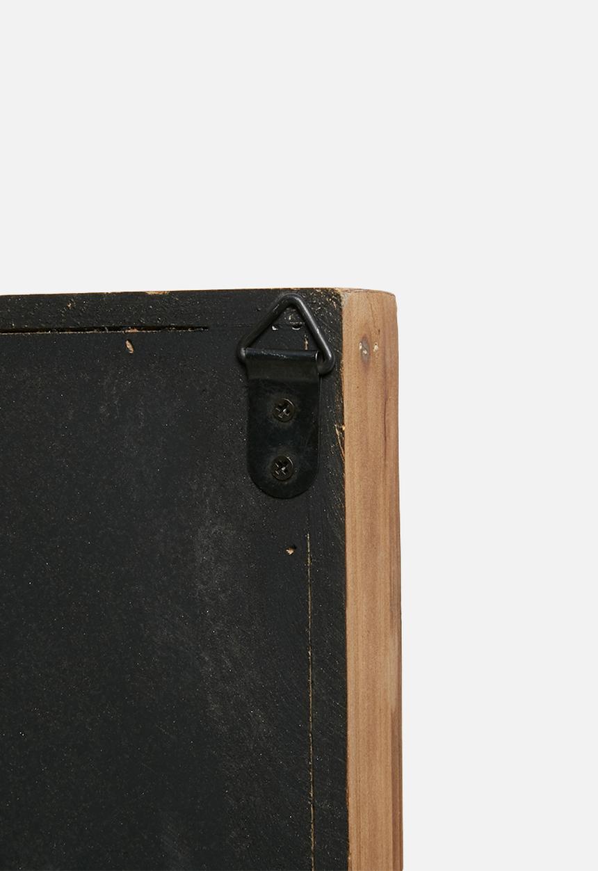 Sixth Floor - Rectangular wood wall mirror