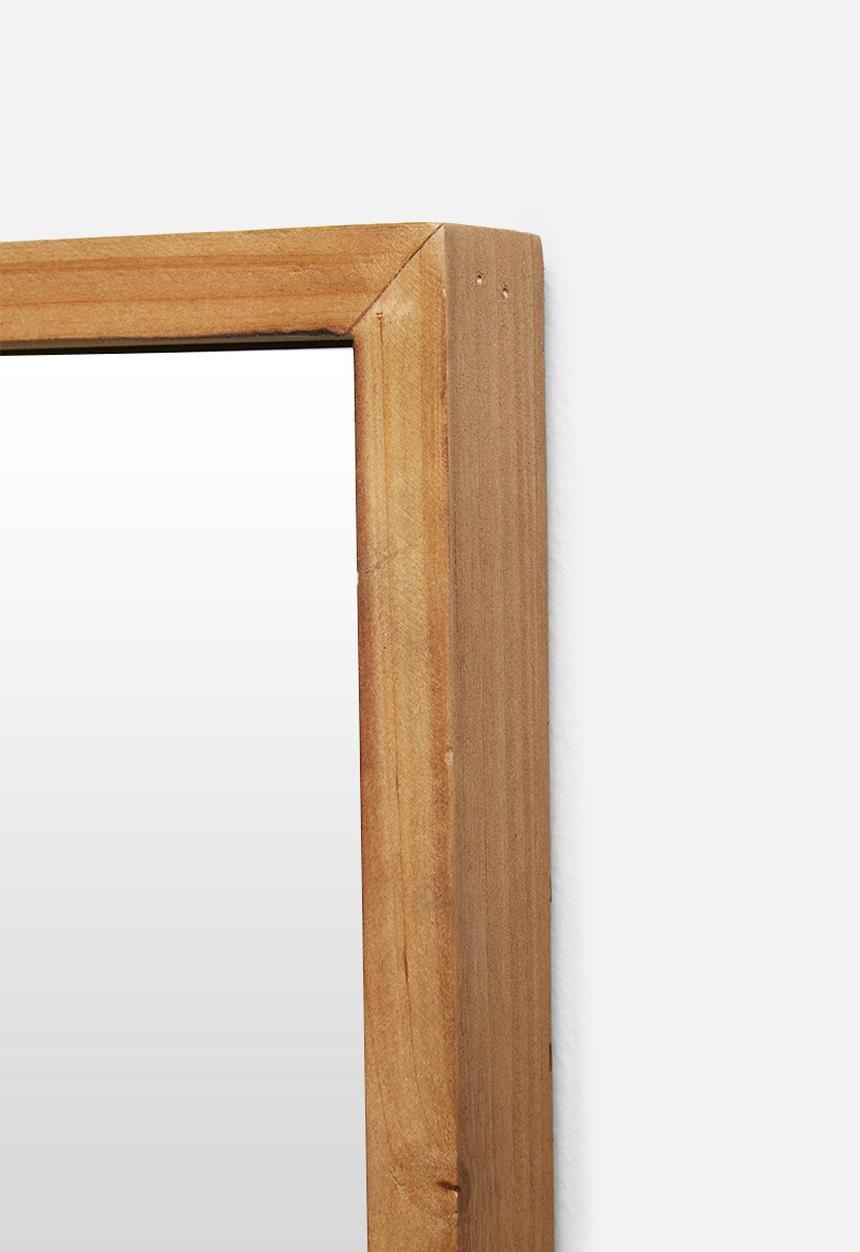 Sixth Floor - Rectangular wood wall mirror