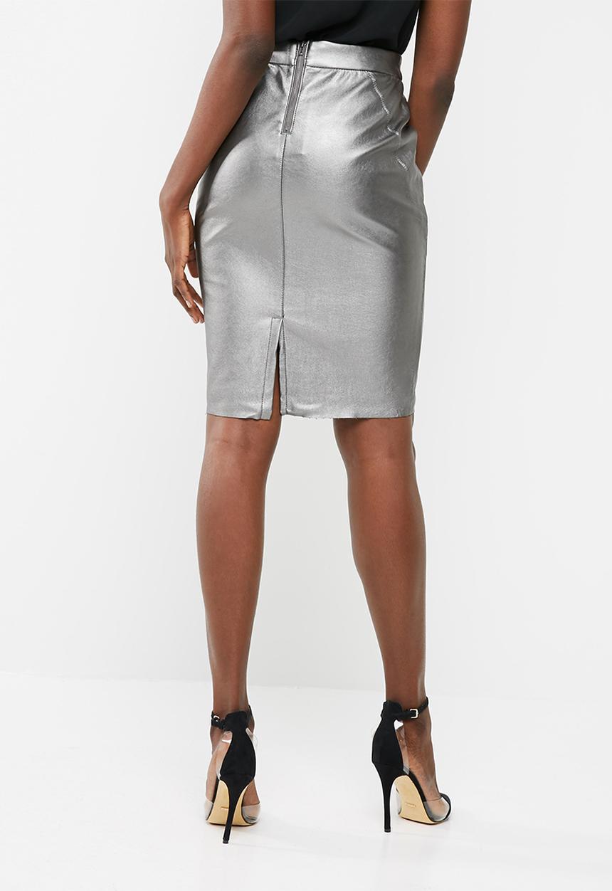 Vero Moda - Ninea metallic pencil skirt