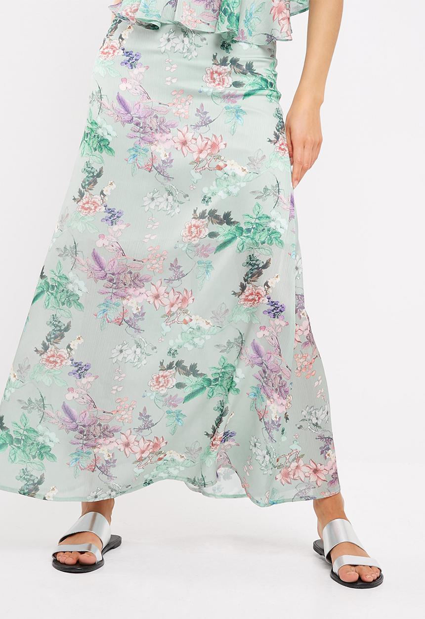 dailyfriday - Floral print maxi skirt