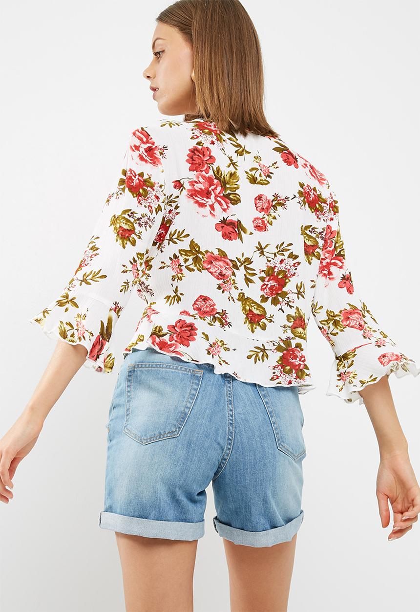 dailyfriday - Ruched front blouse