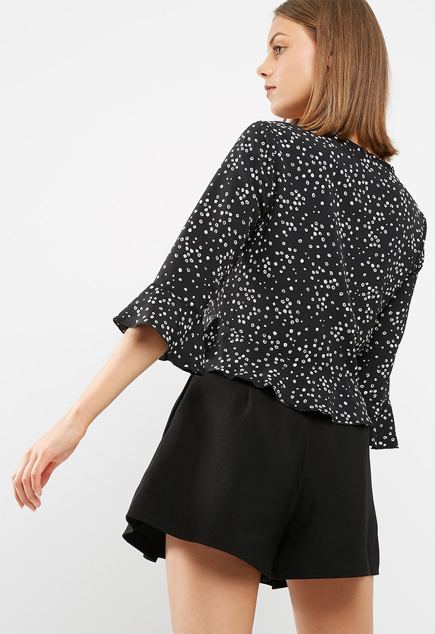 dailyfriday - Ruched front blouse