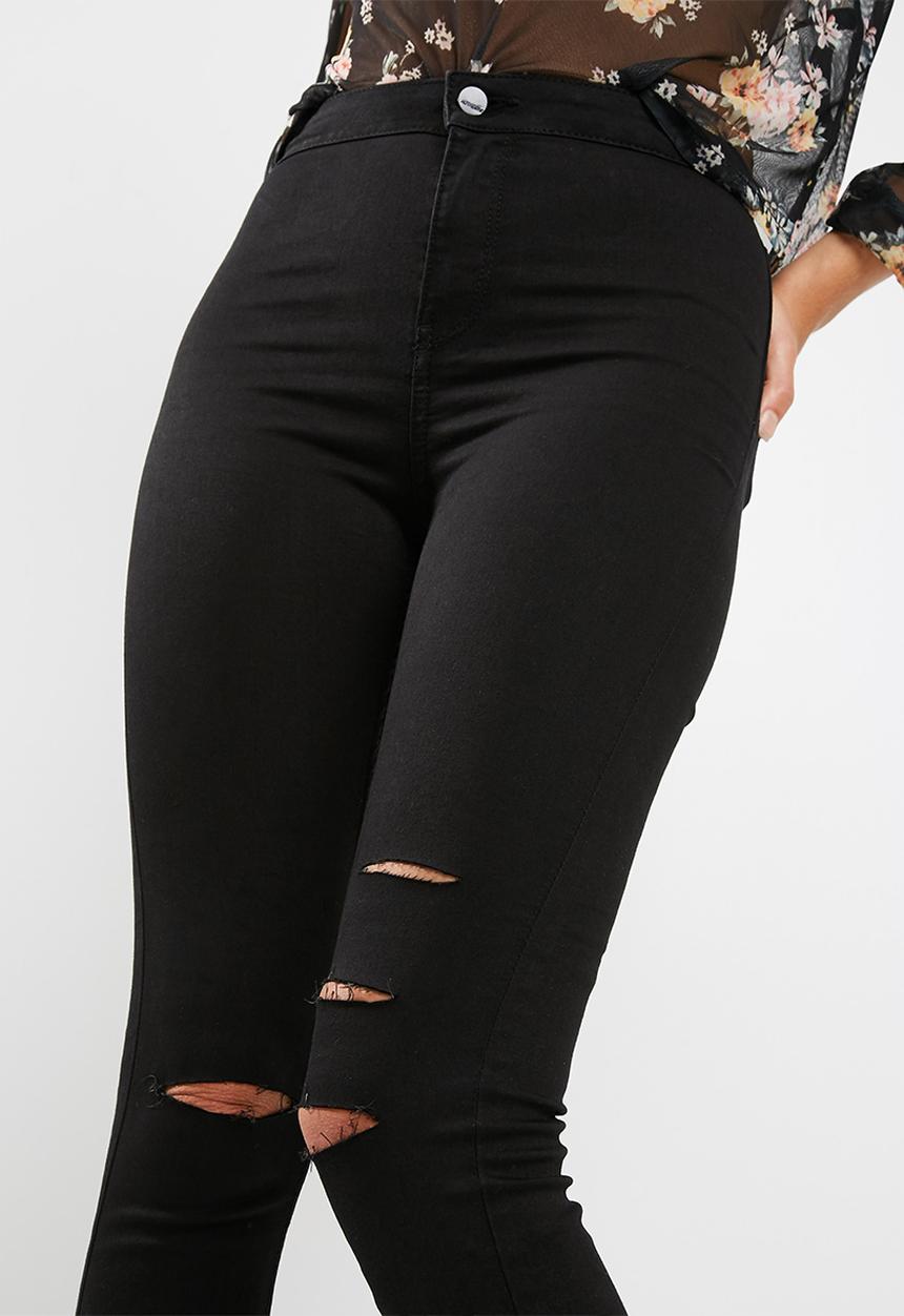 New Look - Disco multi slash jeans