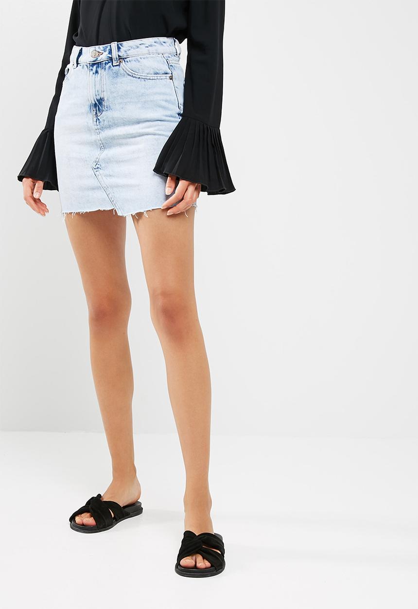 New Look - Asymetric fray hem skirt