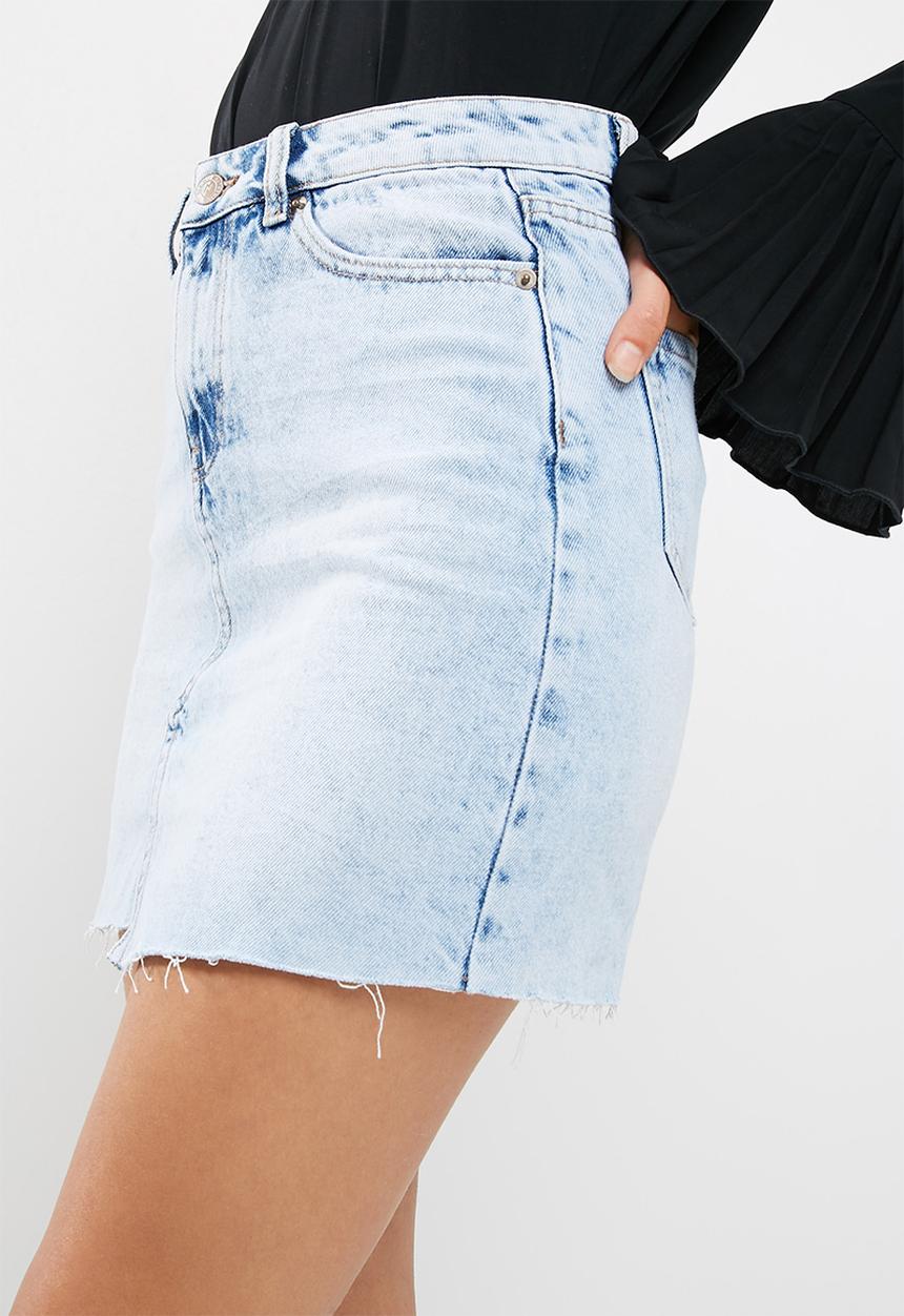 New Look - Asymetric fray hem skirt