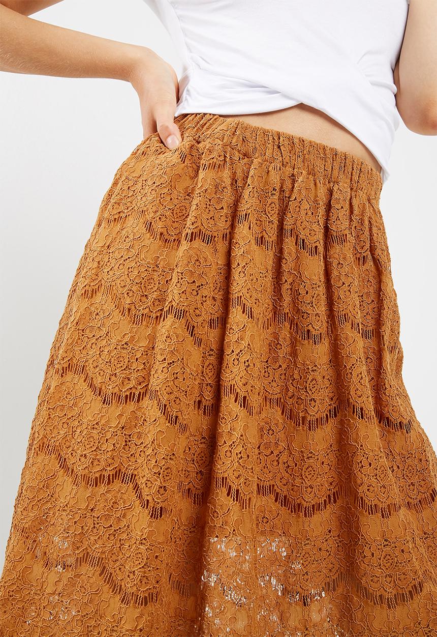 New Look - Lace midi skirt
