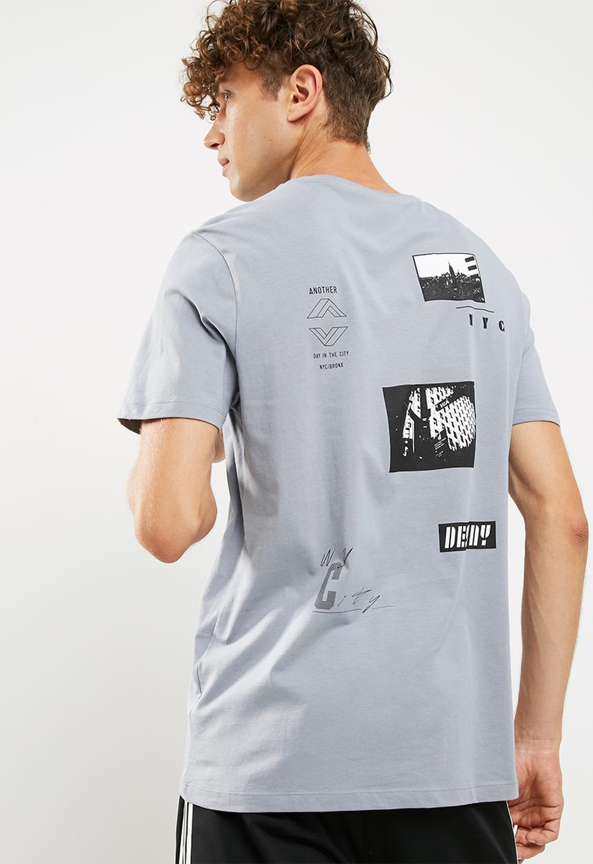 New Look - Badge print tee