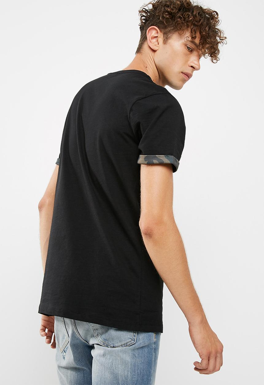 New Look - Camo pocket tee